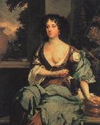 Sir Peter Lely Portrait of Margaret Hughes oil painting
